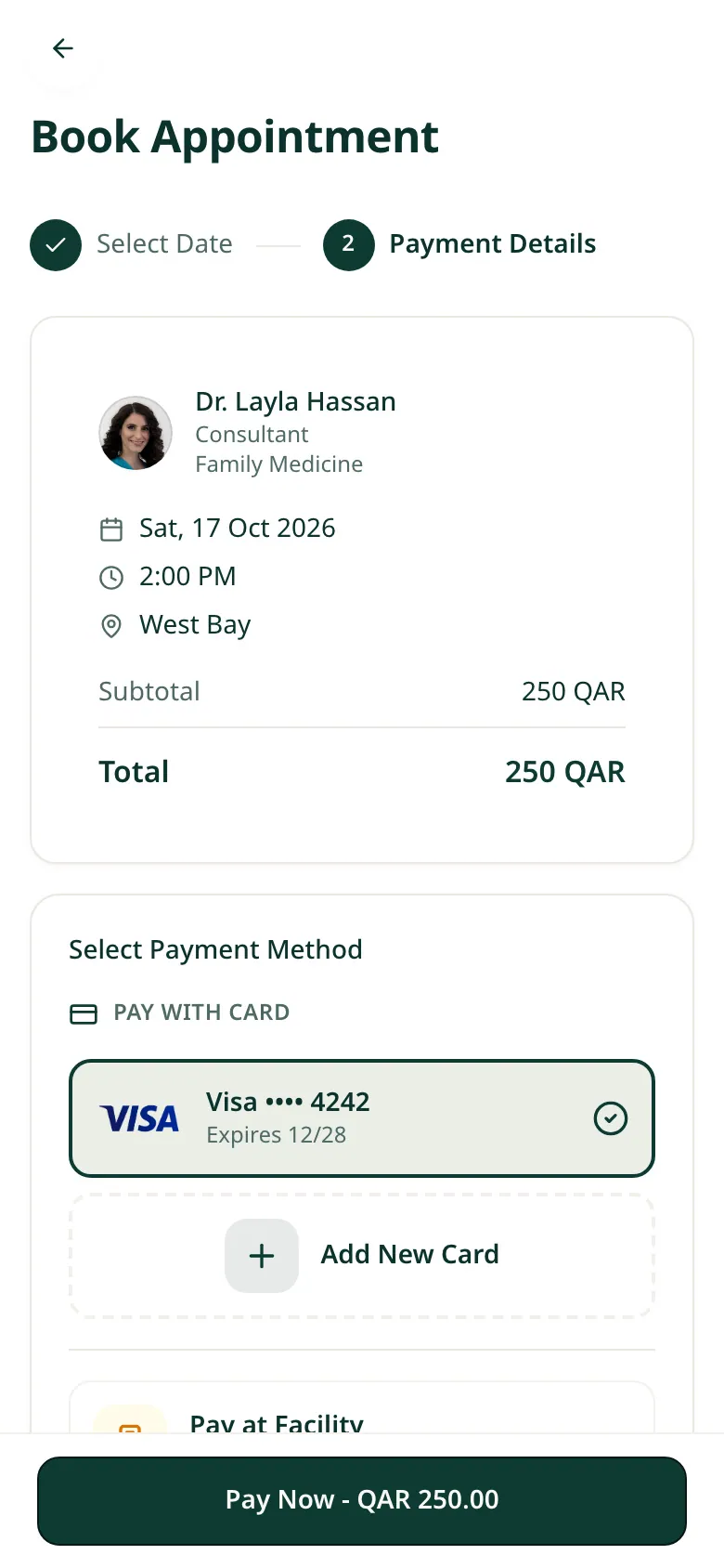 Payment method and insurer
